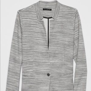 🚫SOLD - Space-Dyed Inverted Collar Blazer